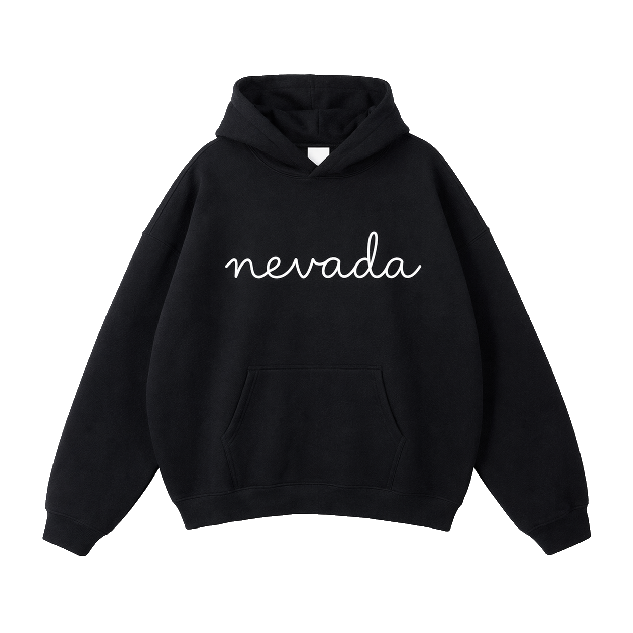 Collection 3 Nevada Oversize Fleeced Hoodie - Black front