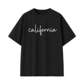Collection 3 California Essential Cotton T-Shirt - Black front