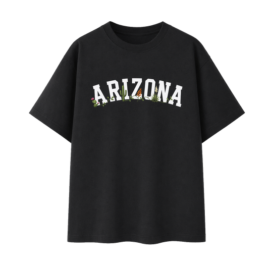 Collection 10 Arizona Essential Cotton T-Shirt - Black front