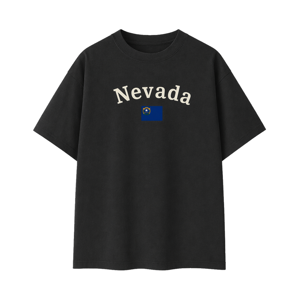 Collection 6 Nevada Essential Cotton T-Shirt - Black front