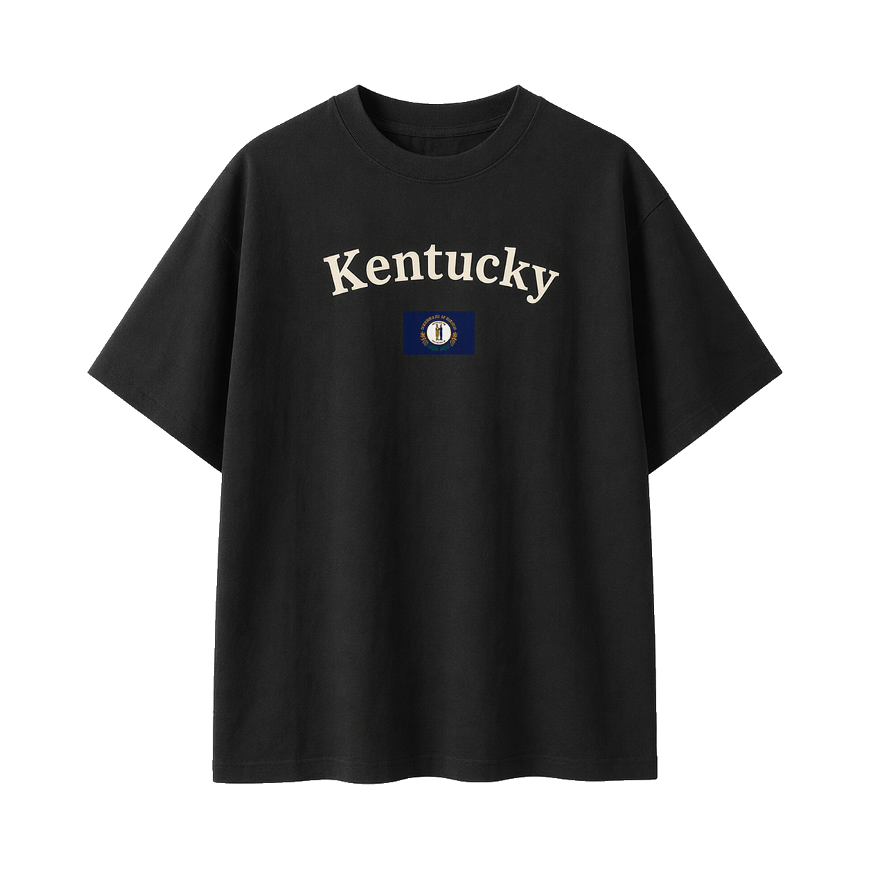 Collection 6 Kentucky Essential Cotton T-Shirt - Black front