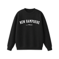 Collection 9 New Hampshire Essential Heavyweight Crewneck Sweatshirt - Black front