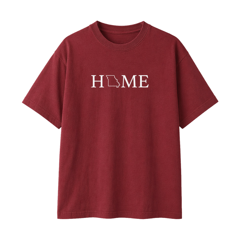 Collection 5 Missouri Essential Cotton T-Shirt - Wine Gray front