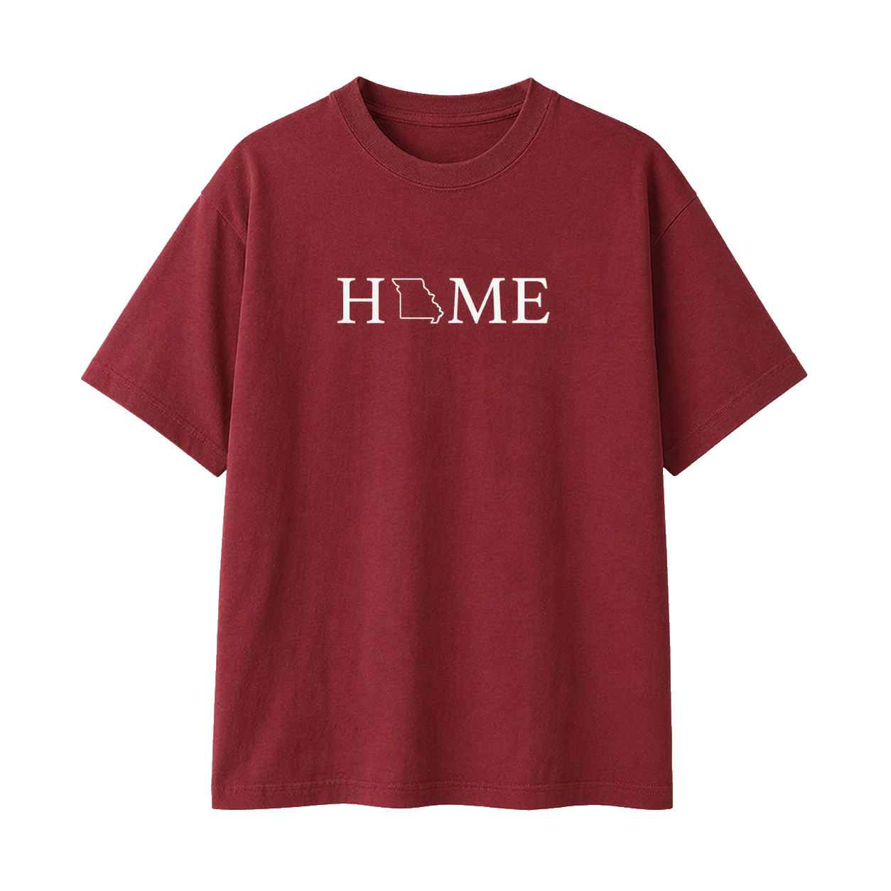 Collection 5 Missouri Essential Cotton T-Shirt - Wine Gray front