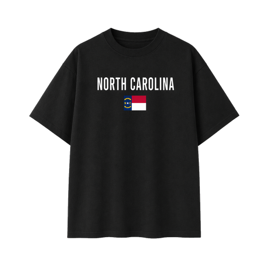 Collection 7 North Carolina Essential Cotton T-Shirt - Black front