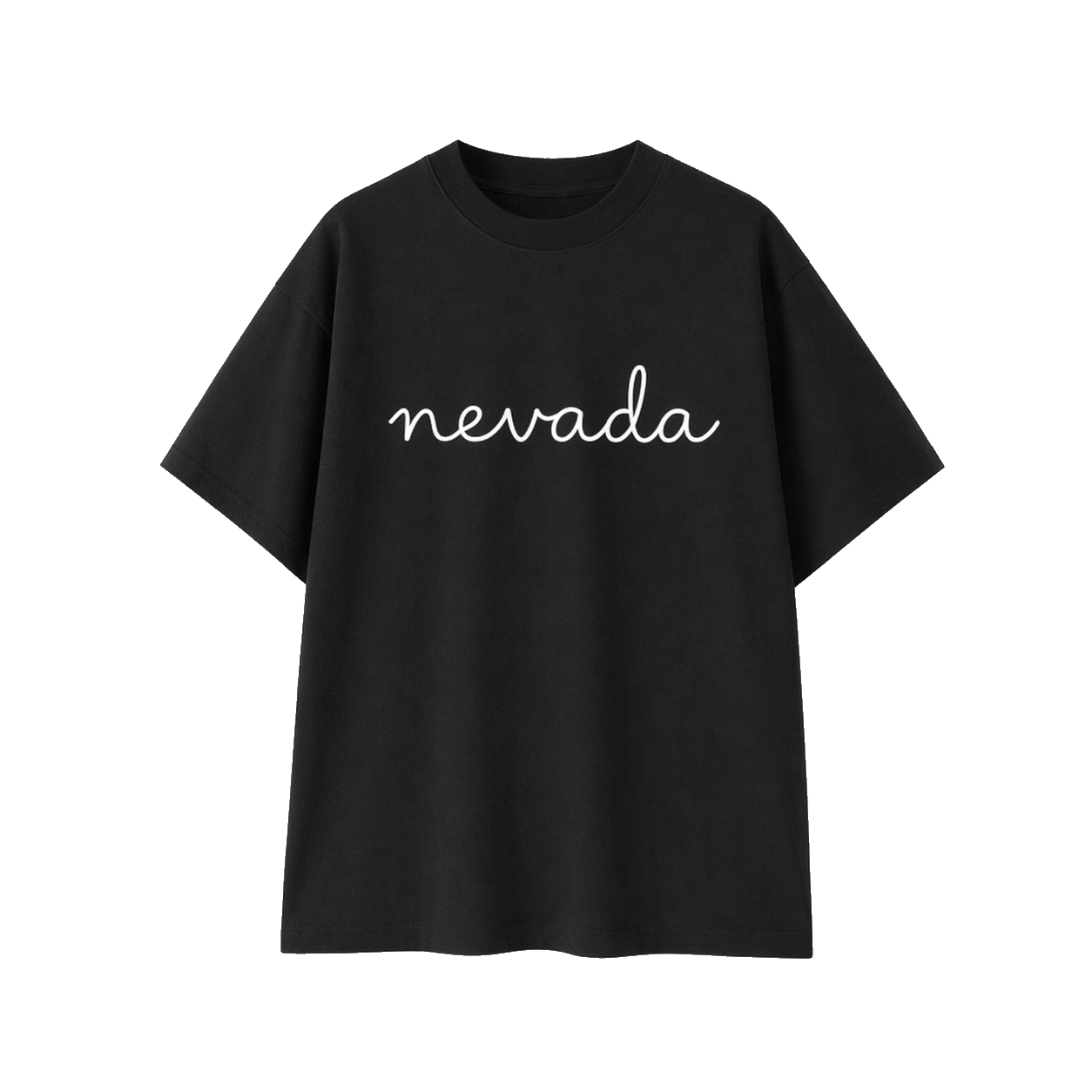 Collection 3 Nevada Essential Cotton T-Shirt - Black front