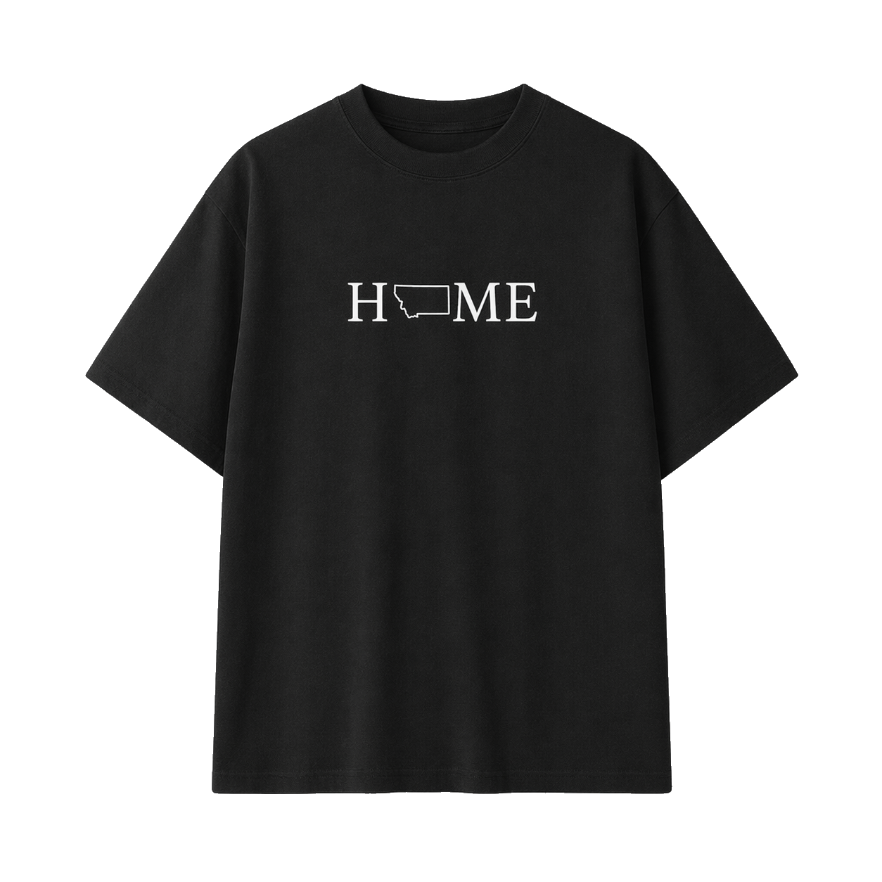 Collection 5 Montana Essential Cotton T-Shirt - Black front