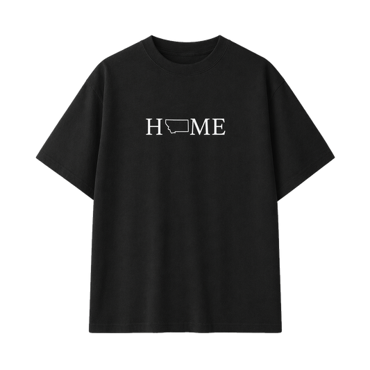 Collection 5 Montana Essential Cotton T-Shirt - Black front