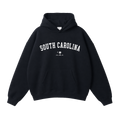 Collection 9 South Carolina Oversize Fleeced Hoodie - Black front