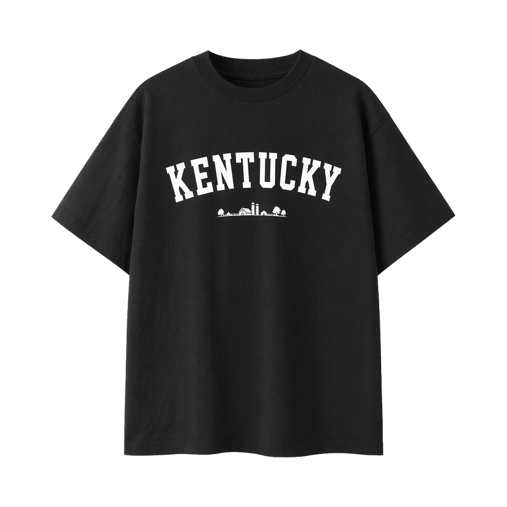 Collection 9 Kentucky Essential Cotton T-Shirt - Black front