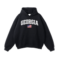 Collection 2 Georgia Oversize Fleeced Hoodie - Black front