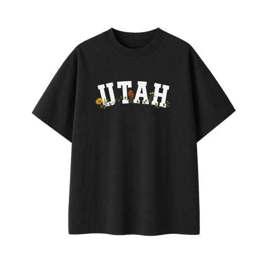 Collection 10 Utah Essential Cotton T-Shirt - Black front