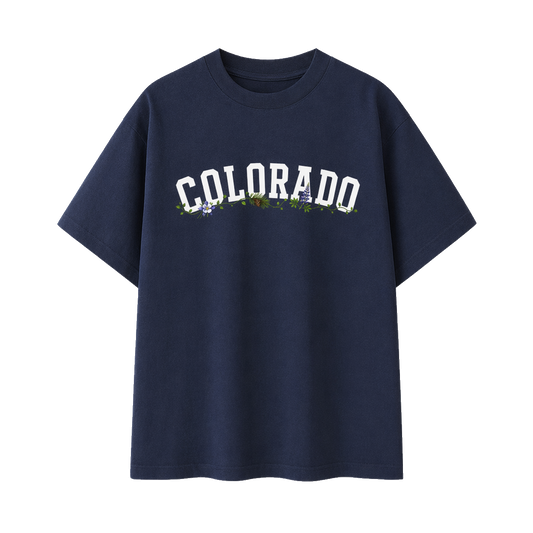 Collection 10 Colorado Essential Cotton T-Shirt - Navy Blue front