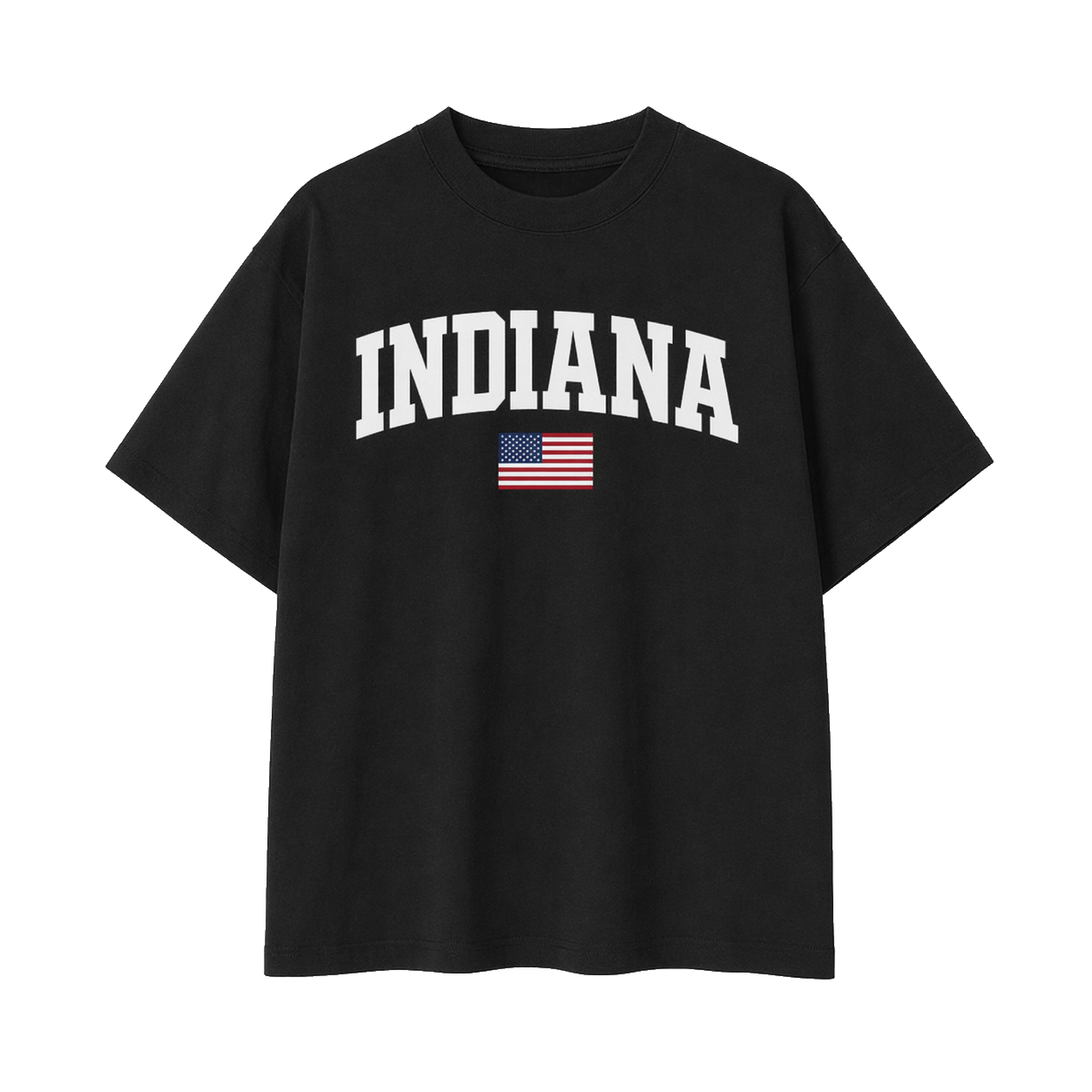 Collection 2 Indiana Essential Cotton T-Shirt - Black front