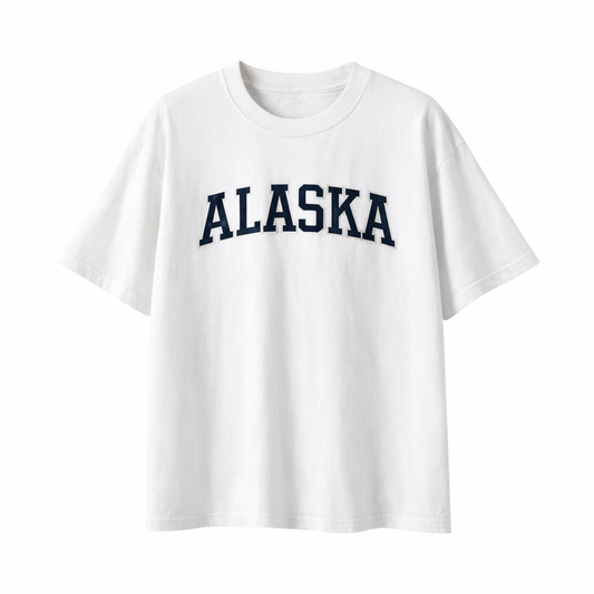 Collection 1 Alaska Essential Cotton T-Shirt - White front