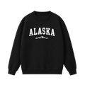 Collection 9 Alaska Essential Heavyweight Crewneck Sweatshirt - Black front