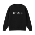 Collection 5 Massachusetts Essential Heavyweight Crewneck Sweatshirt - Black front