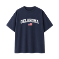 Collection 2 Oklahoma Essential Cotton T-Shirt - Navy Blue front