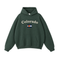 Collection 6 Colorado Oversize Fleeced Hoodie - Eden Green front