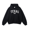 Collection 4 Texas Oversize Fleeced Hoodie - Black front