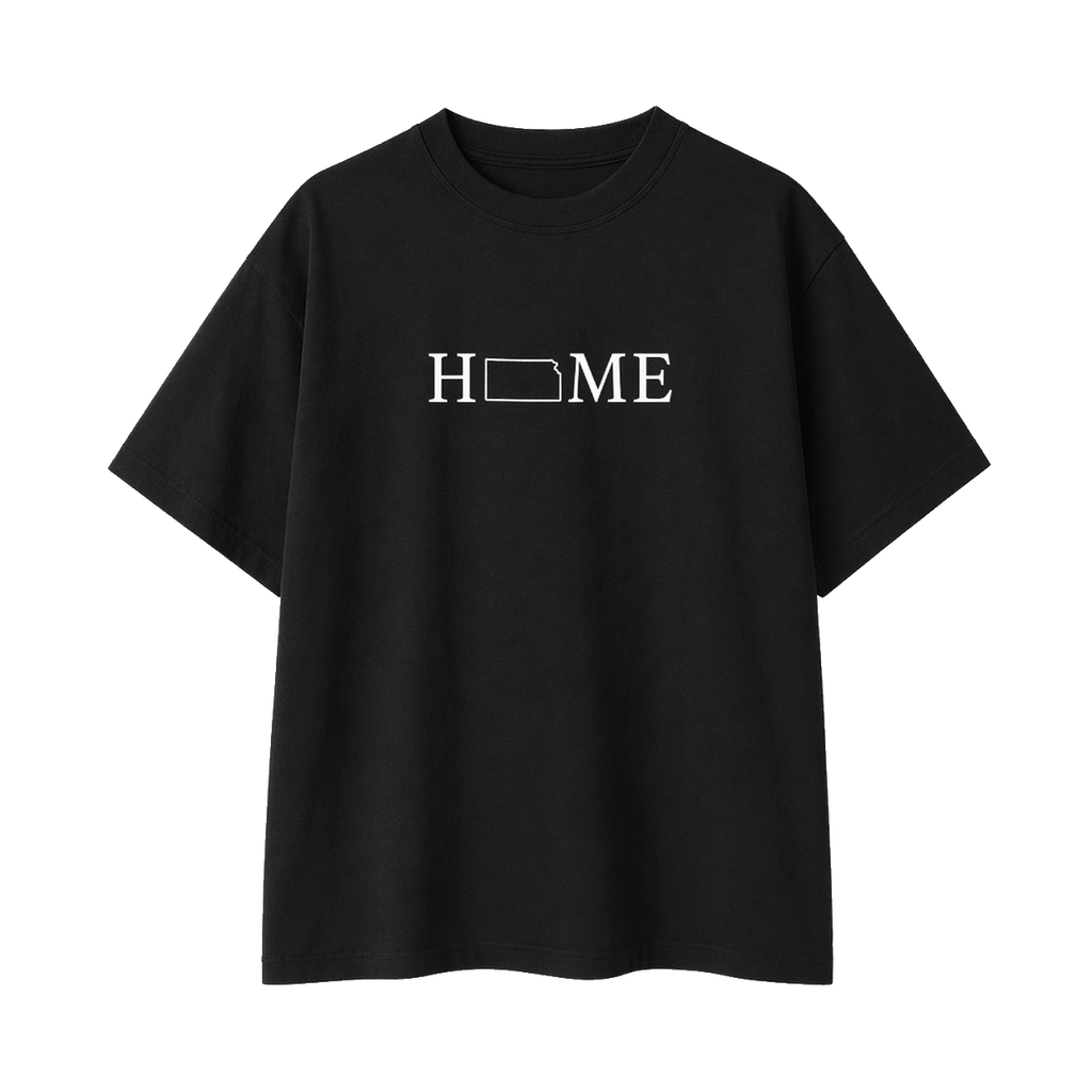 Collection 5 Kansas Essential Cotton T-Shirt - Black front