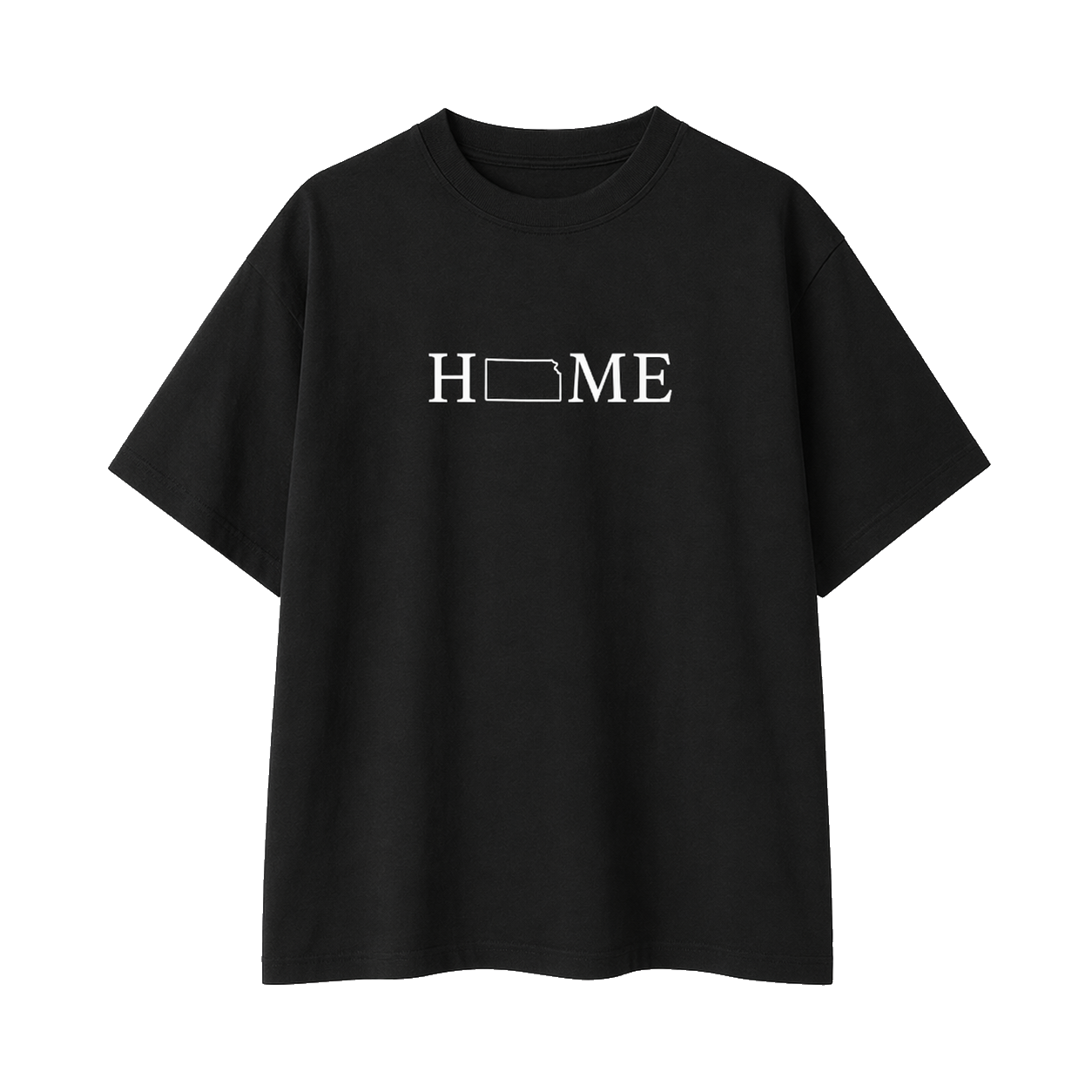 Collection 5 Kansas Essential Cotton T-Shirt - Black front