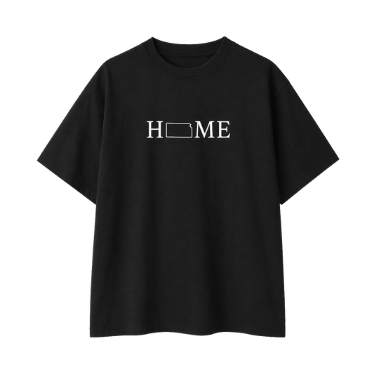 Collection 5 Kansas Essential Cotton T-Shirt - Black front