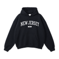 Collection 4 New Jersey Oversize Fleeced Hoodie - Black front
