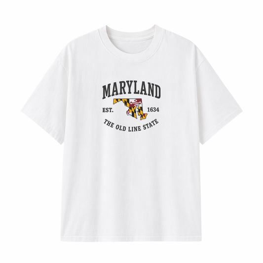 Collection 8 Maryland Essential Cotton T-Shirt - White front