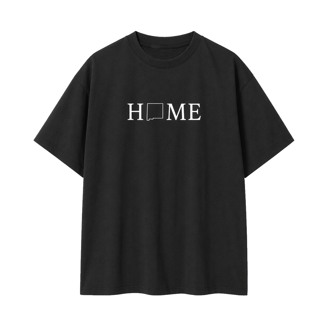 Collection 5 New Mexico Essential Cotton T-Shirt - Black front