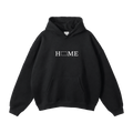 Collection 5 North Dakota Oversize Fleeced Hoodie - Black front