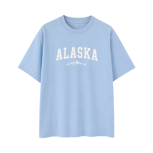Collection 9 Alaska Essential Cotton T-Shirt - Light Blue front