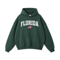 Collection 2 Florida Oversize Fleeced Hoodie - Eden Green front