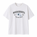 Collection 8 Massachusetts Essential Cotton T-Shirt - White front