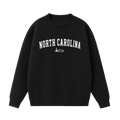 Collection 9 North Carolina Essential Heavyweight Crewneck Sweatshirt - Black front