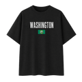 Collection 7 Washington Essential Cotton T-Shirt - Black front