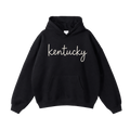 Collection 3 Kentucky Oversize Fleeced Hoodie - Black front