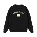 Collection 6 Rhode Island Essential Heavyweight Crewneck Sweatshirt - Black front