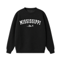 Collection 9 Mississippi Essential Heavyweight Crewneck Sweatshirt - Black front