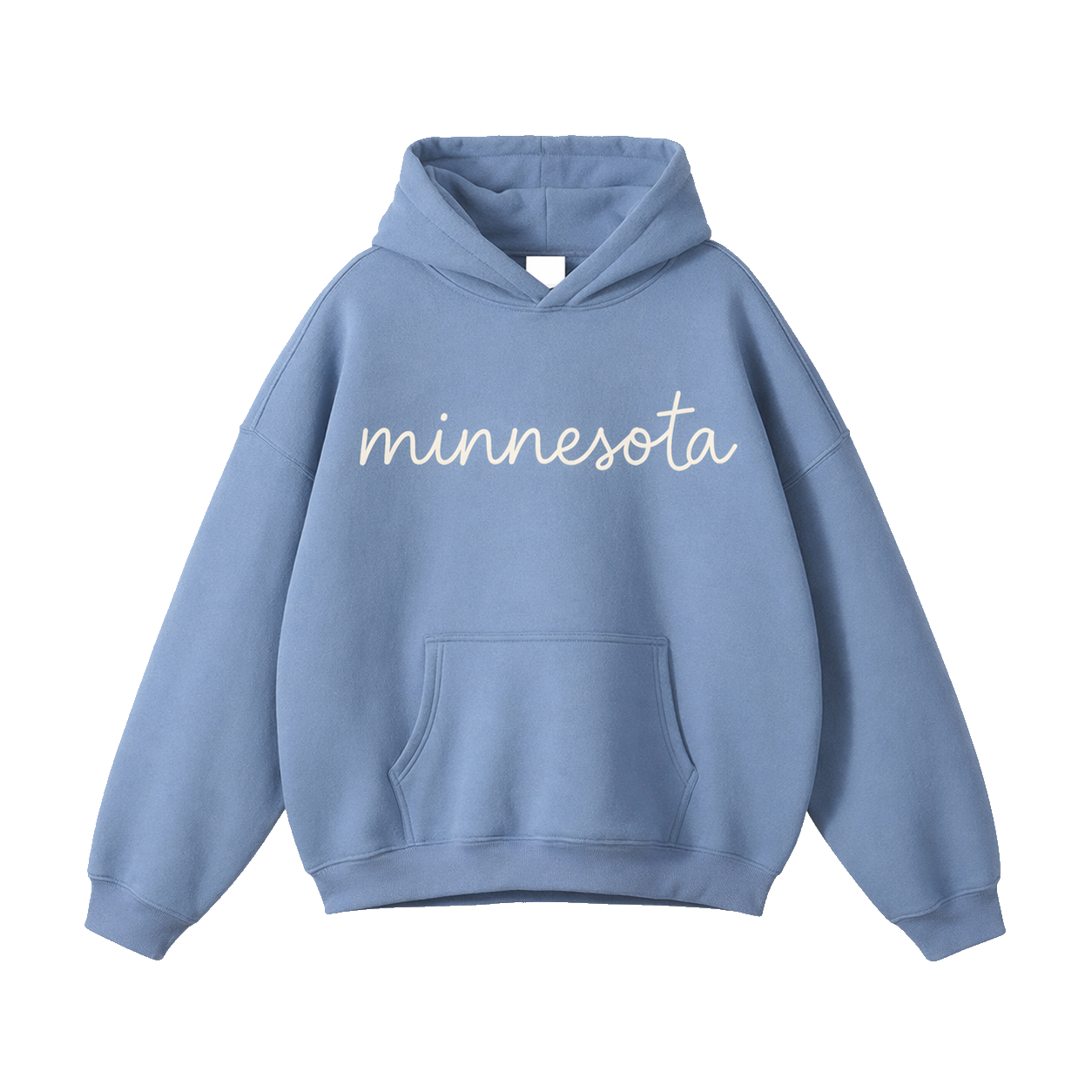 Collection 3 Minnesota Oversize Fleeced Hoodie - Medium Blue front