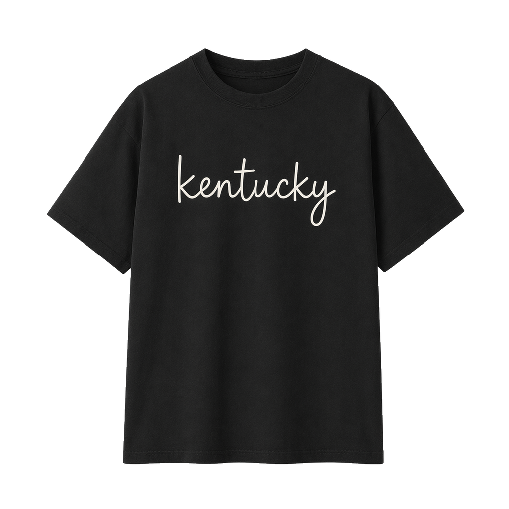 Collection 3 Kentucky Essential Cotton T-Shirt - Black front