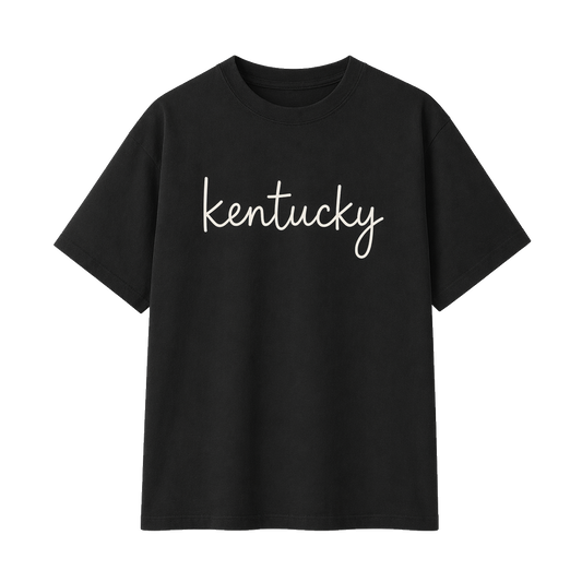 Collection 3 Kentucky Essential Cotton T-Shirt - Black front