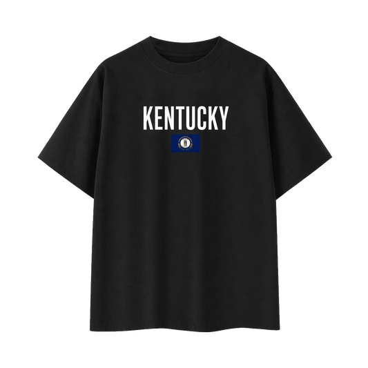 Collection 7 Kentucky Essential Cotton T-Shirt - Black front