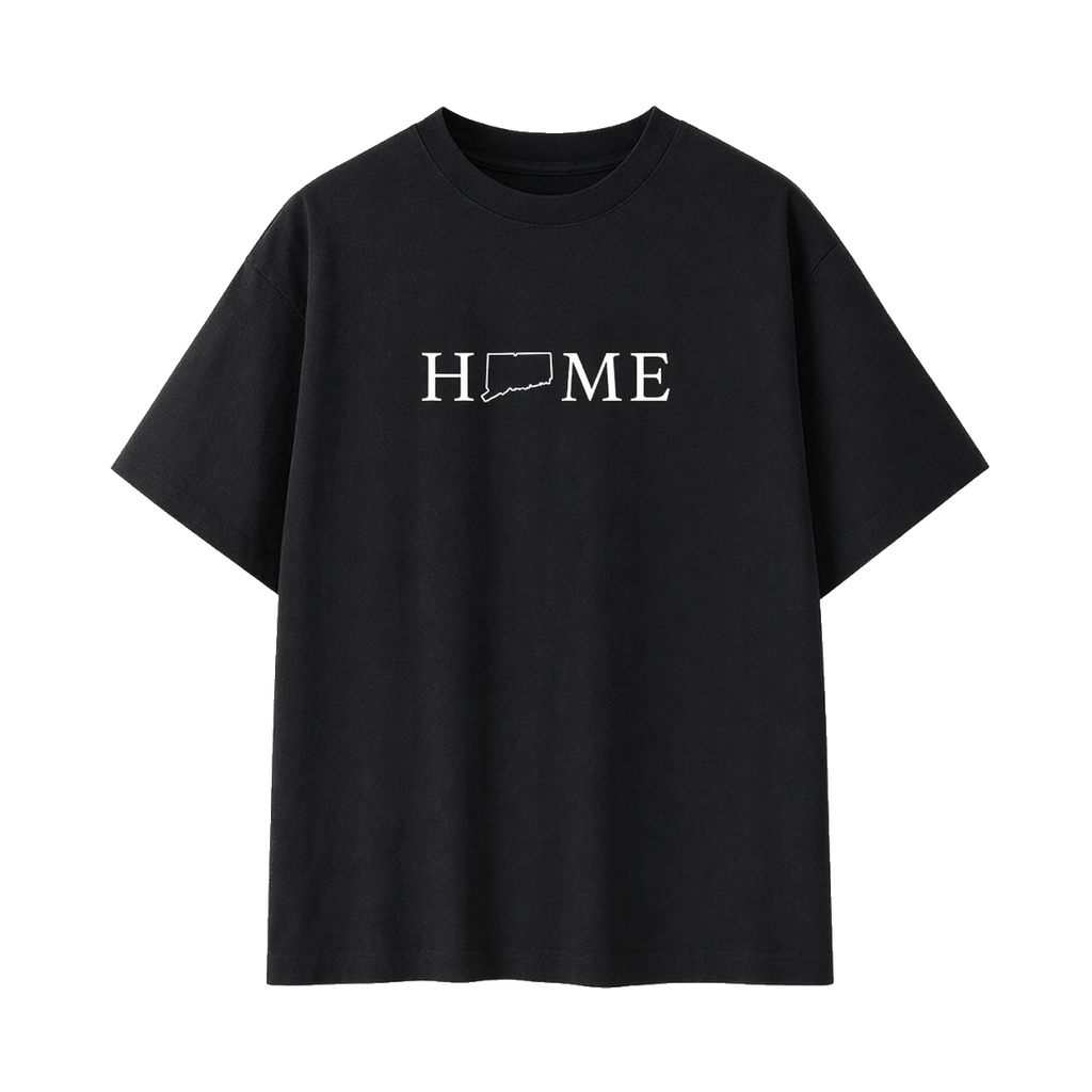 Collection 5 Connecticut Essential Cotton T-Shirt - Black front