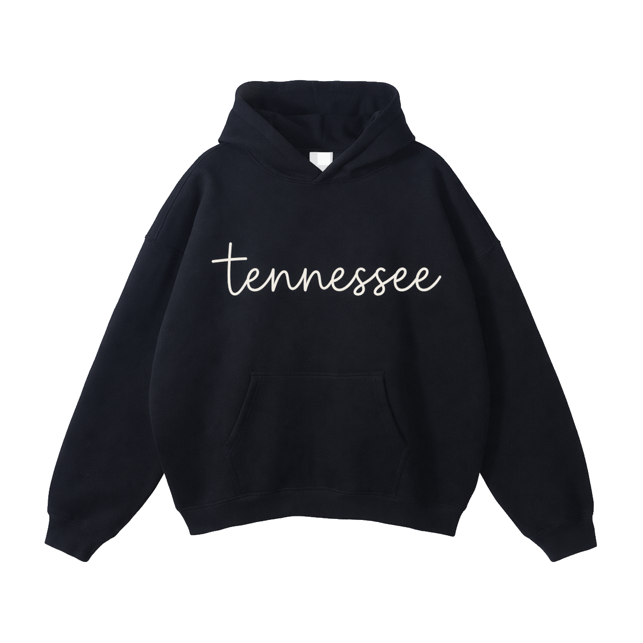 Collection 3 Tennessee Oversize Fleeced Hoodie - Black front