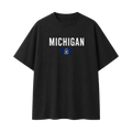 Collection 7 Michigan Essential Cotton T-Shirt - Black front