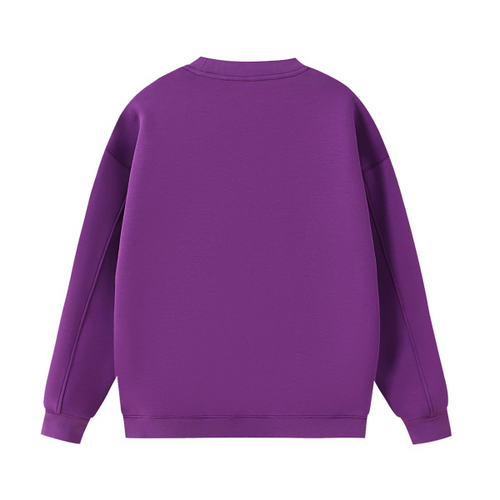 Collection 4 Louisiana Essential Heavyweight Crewneck Sweatshirt - Purple behind