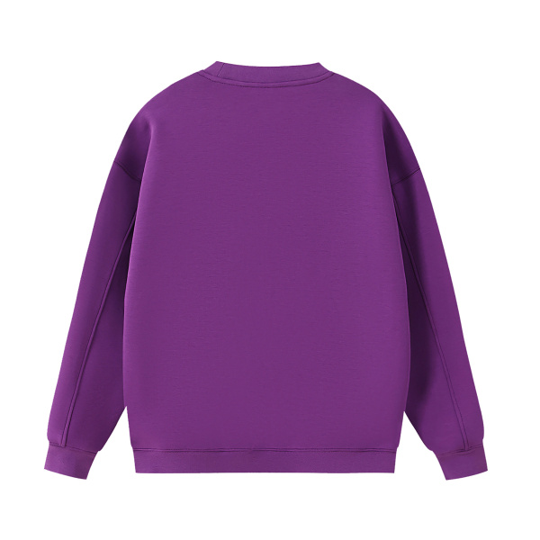 Collection 1 Louisiana Essential Heavyweight Crewneck Sweatshirt - Purple behind