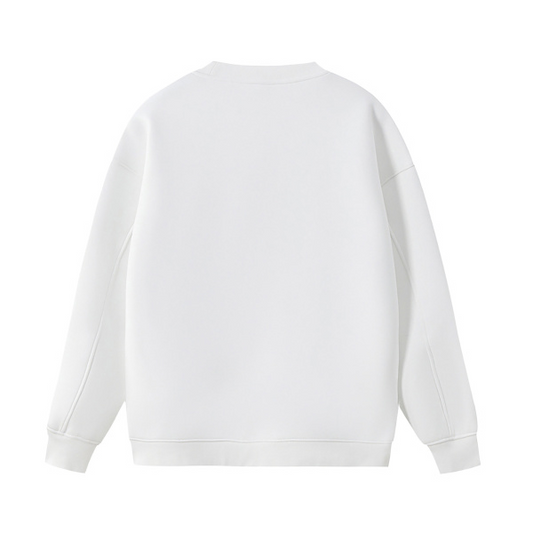 Collection 8 Alabama Essential Heavyweight Crewneck Sweatshirt - White behind