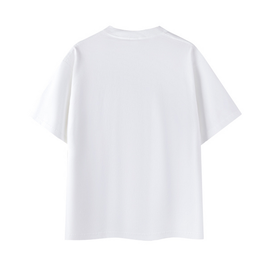 Collection 1 Oregon Essential Cotton T-Shirt - White behind